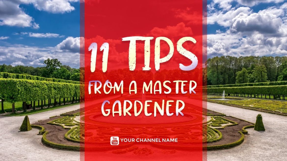 11 Tips from a Master Gardener
