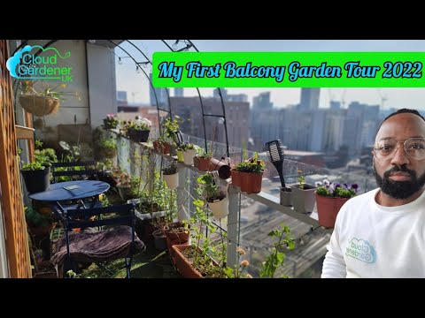 My First Balcony Garden Tour 2022. Container Garden My First Balcony Garden Tour 2022. Container Garden