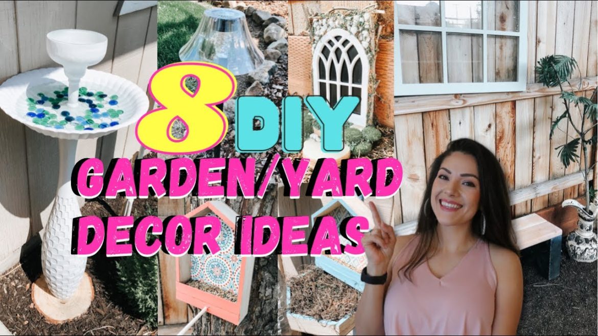 QUICK & SIMPLE DIY BACKYARD DECOR | GARDEN AND YARD DECOR IDEAS QUICK & SIMPLE DIY BACKYARD DECOR | GARDEN AND YARD DECOR IDEAS