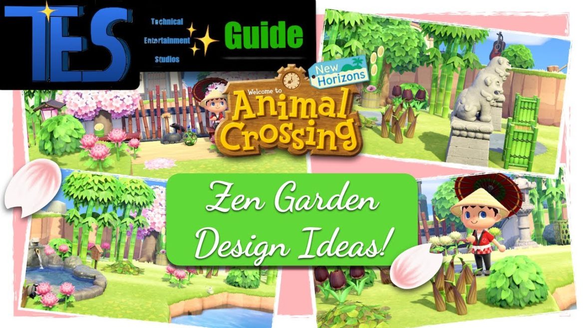 Japanese Zen Garden Design Ideas | Animal Crossing: New Horizons