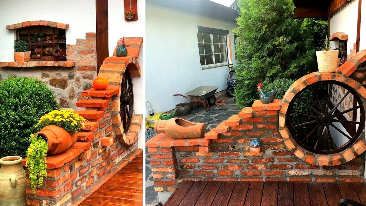 Landscaping ideas: How to use old bricks in your garden and backyard! Landscaping ideas: How to use old bricks in your garden and backyard!