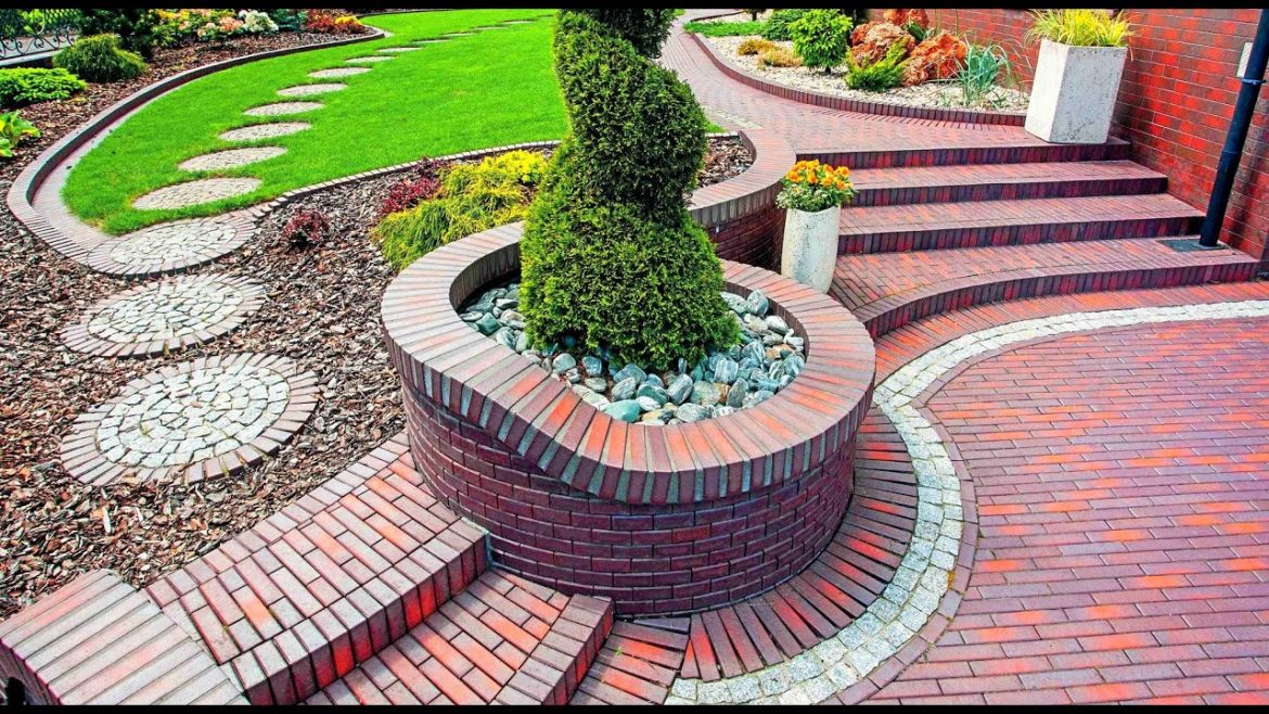 Red brick in the landscape design of the garden and backyard! 20 beautiful ideas for inspiration! Red brick in the landscape design of the garden and backyard! 20 beautiful ideas for inspiration!