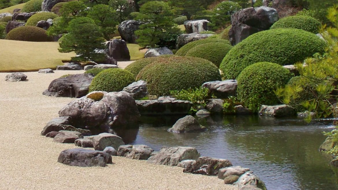 Basics of Japanese garden creation - setting stones