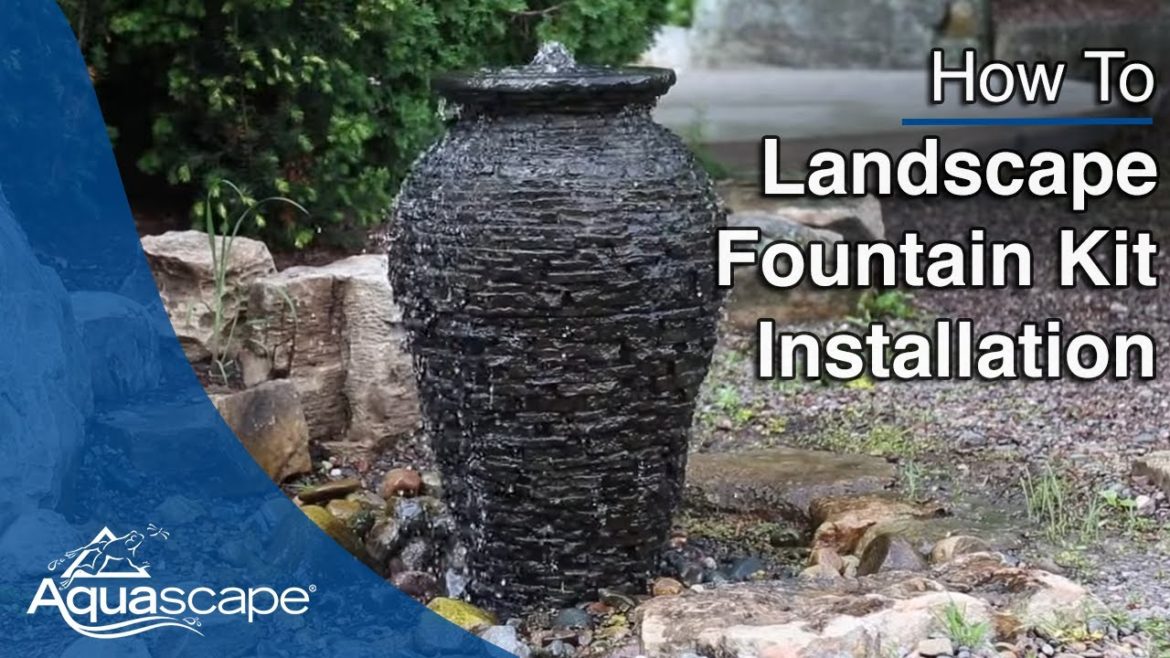 How to Install a Landscape Fountain Kit How to Install a Landscape Fountain Kit