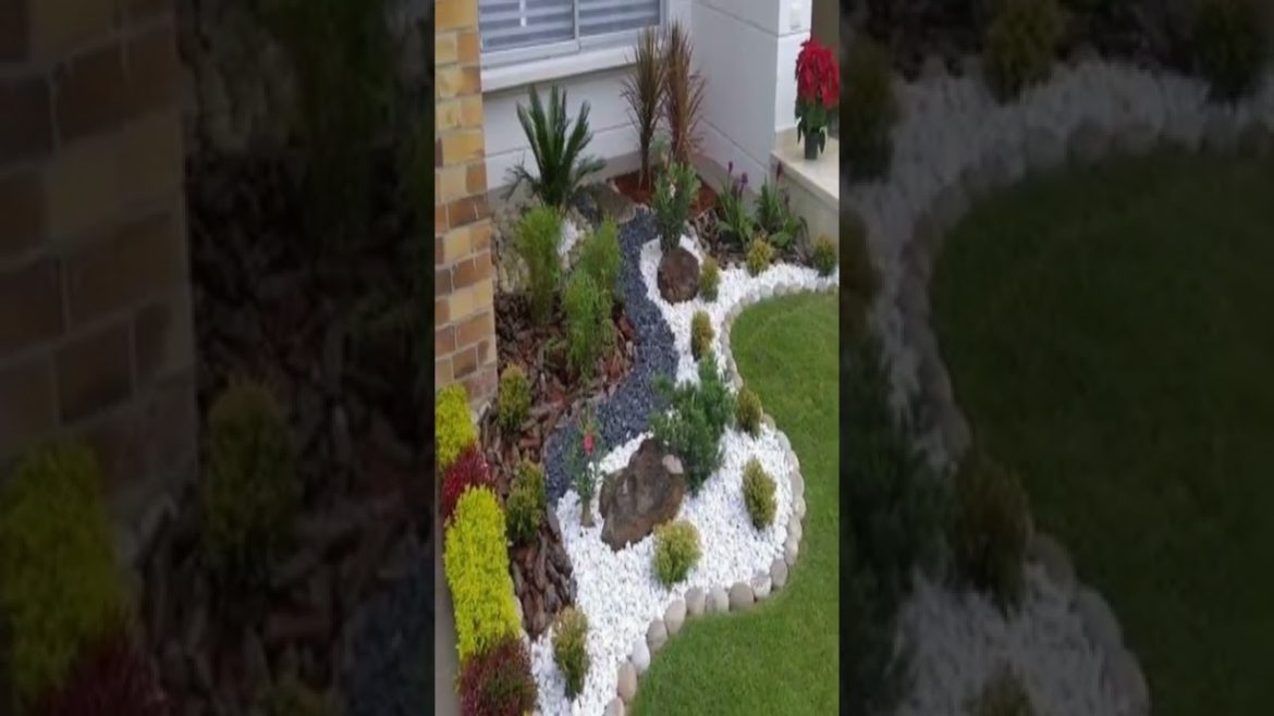 House garden & stones design ideas #trending #shorts #Khan House designer 👆💟