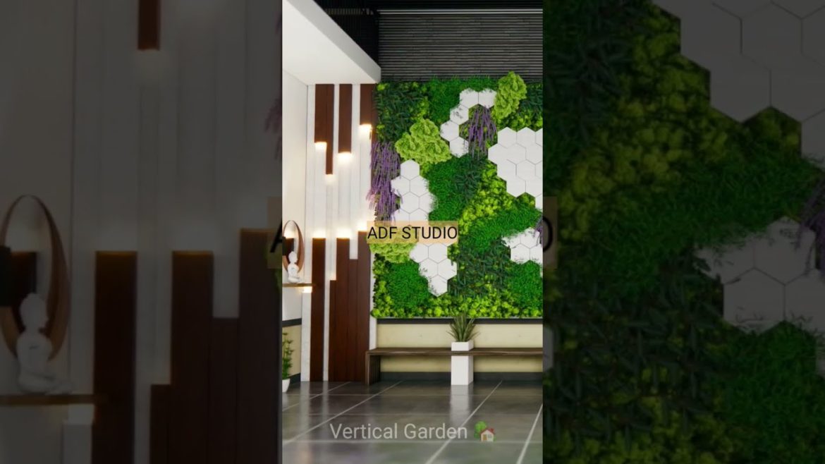 Vertical Garden Design For Backyard #shorts #backyarddesign