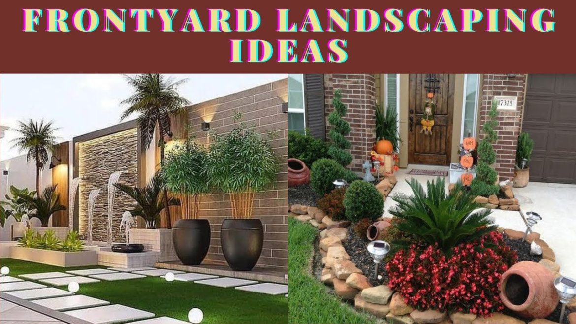Top Best Front yard Garden Landscaping Design Ideas 2022/Backyard Garden Ideas/Modern House Exterior