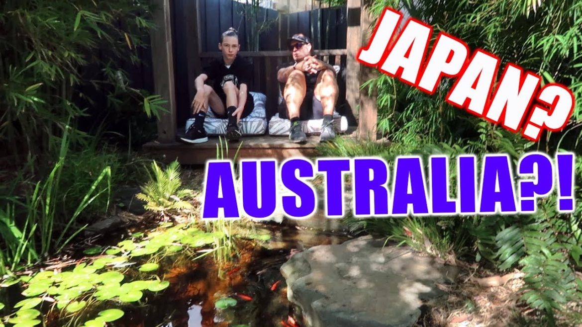 Japanese Garden Pond in Australia Japanese Garden Pond in Australia