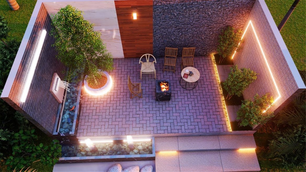 An Indoor Garden Design | 16 feet x 8 feet small space | peaceful indoor garden for House | Budget