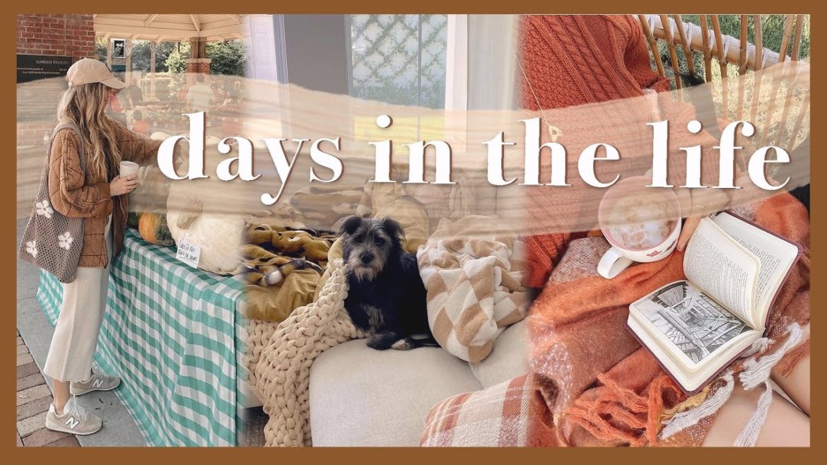 DAYS IN THE LIFE | farmers market, book haul, & garden updates DAYS IN THE LIFE | farmers market, book haul, & garden updates