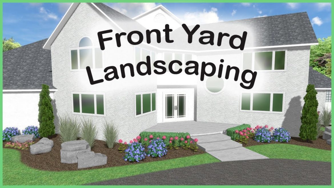 Front Yard Landscaping – Design Alternative – Entryway Design – Driveway & Walkway Front Yard Landscaping - Design Alternative - Entryway Design - Driveway & Walkway