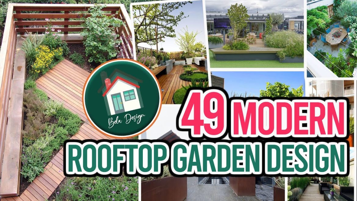 49 Modern Rooftop Garden Design 49 Modern Rooftop Garden Design