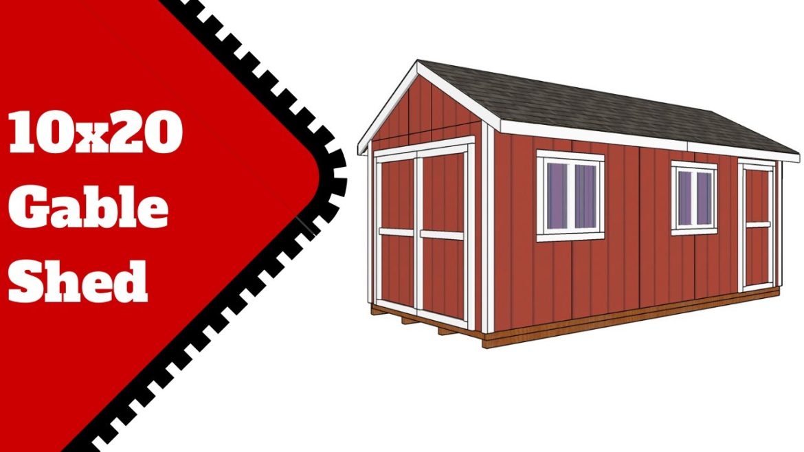 10x20 Garden Shed Plans