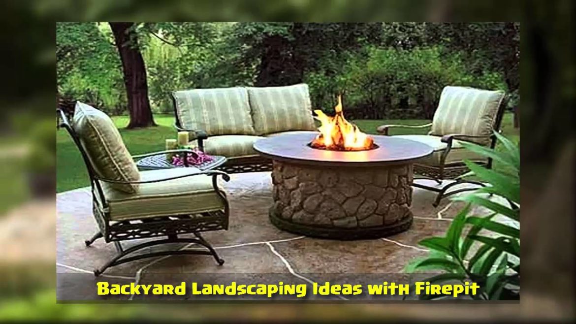 Backyard Landscaping Ideas with Firepit