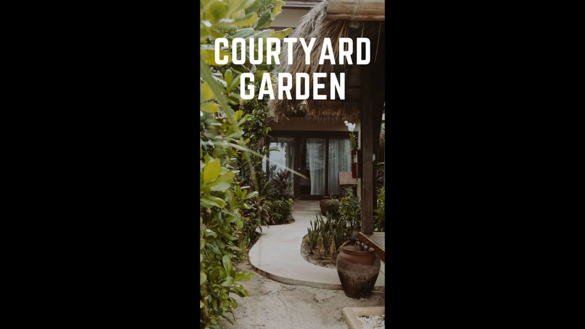 Stunning Small Courtyard Garden Design Ideas #YoutubeShorts #Shorts Landscape Makeover & Renovation