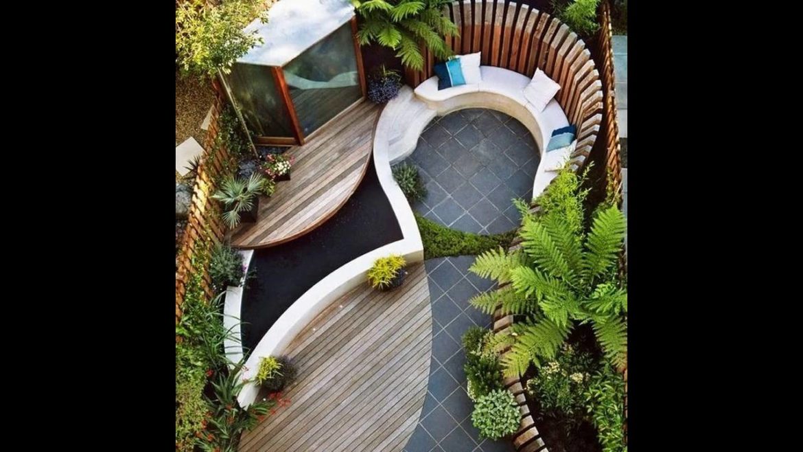 Small rectangular garden design