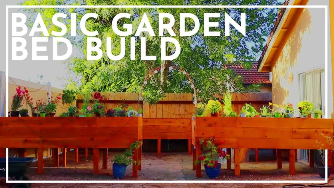 DIY Raised Garden Bed + FREE PLANS DIY Raised Garden Bed + FREE PLANS