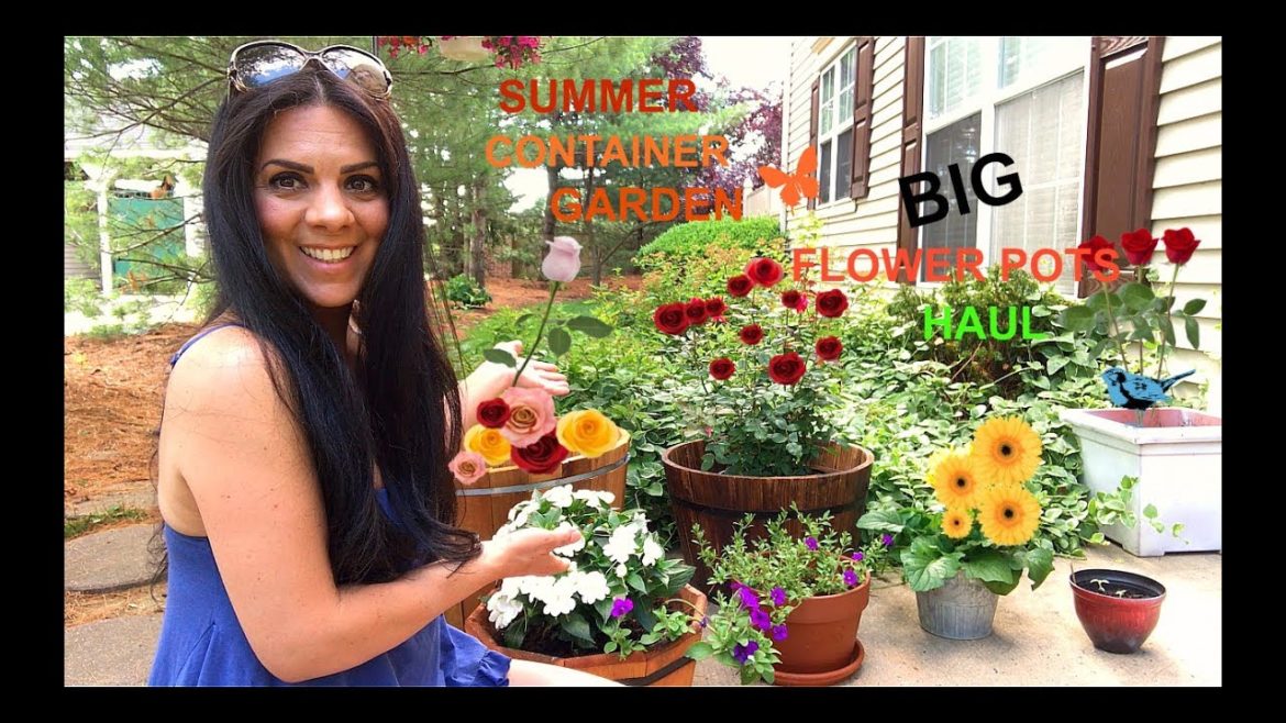 CONTAINER GARDEN + FLOWER POTS HAUL