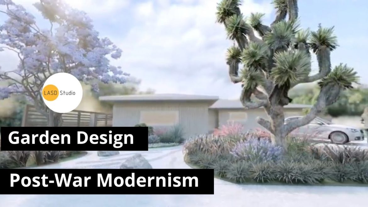 Post-War modernism. Garden Design - LASD Studio