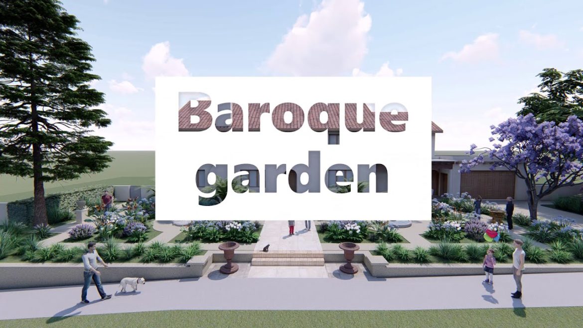 Front Yard Landscape Design | LASD Studio: Baroque Garden. Front Yard Landscape Design | LASD Studio: Baroque Garden.