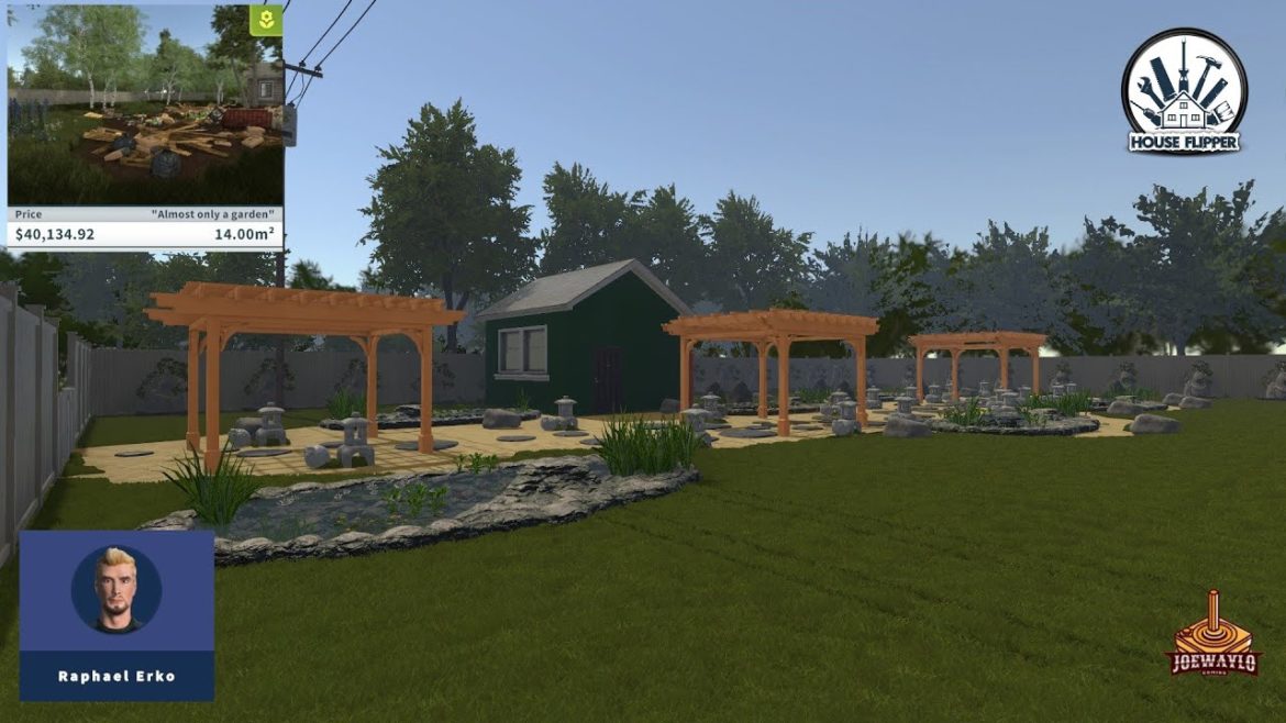 House Flipper Garden DLC Japanese Garden Attempt #2 House Flipper Garden DLC Japanese Garden Attempt #2