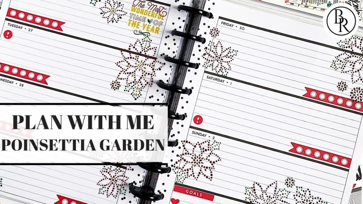 Plan with Me: Poinsettia Garden | Plans by Rochelle Plan with Me: Poinsettia Garden | Plans by Rochelle