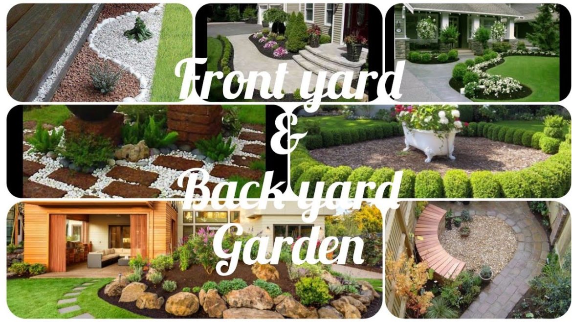garden ideas/simple DIY front yard & back yard landscaping ideas#gardening#makeover #landscaping