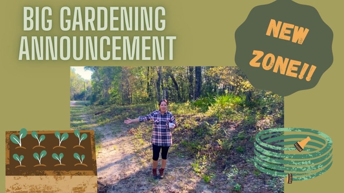 Big Announcement | New Growing Zone 8 | Vegetable Gardening | Homesteading | North Florida Garden