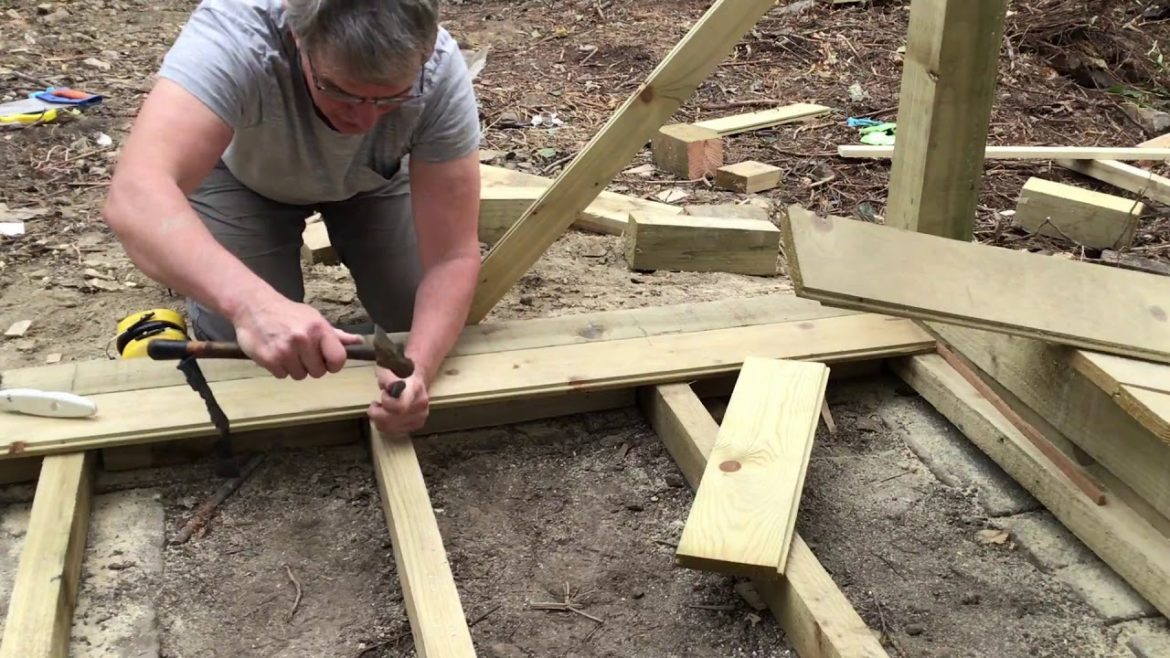 Part 1: How to make a garden Japanese tea house. The 'Base'. Part 1: How to make a garden Japanese tea house. The 'Base'.