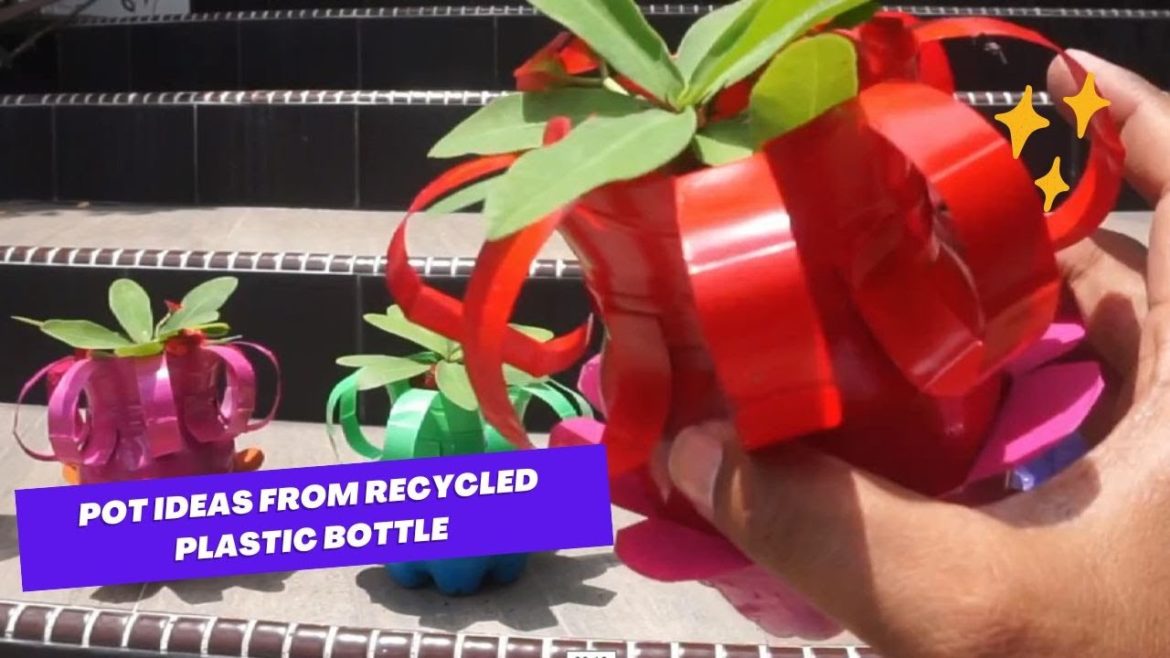 Pot Ideas From Recycled Plastic Bottle Pot Ideas From Recycled Plastic Bottle