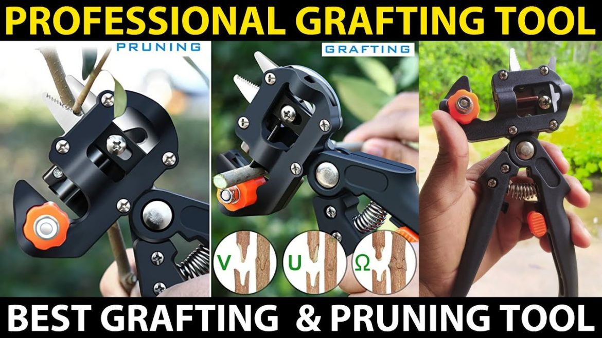 PROFESSIONAL GRAFTING TOOL with Ω, U & V Blade | Multipurpose Gardening Tool (Grafting & Pruning) PROFESSIONAL GRAFTING TOOL with Ω, U & V Blade | Multipurpose Gardening Tool (Grafting & Pruning)