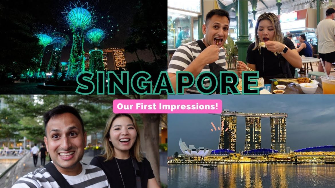 First Time In Singapore - Eating at Hawker Markets and Exploring The Gardens by the Bay