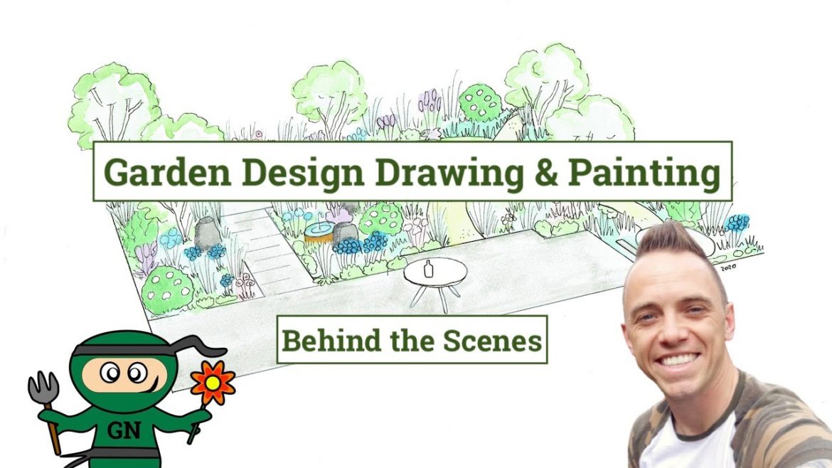 Garden Design Drawing and Painting: Behind the Scenes