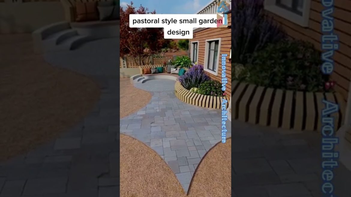 Pastoral Style Small Garden Design #shorts #innovative #architecture.