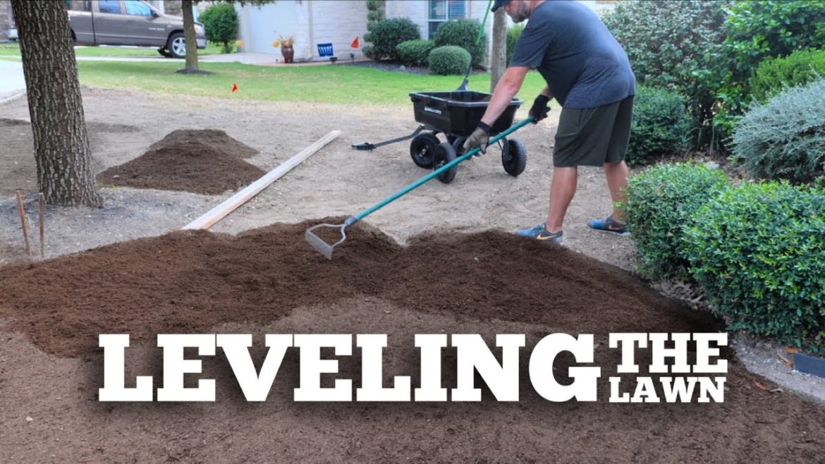 How to Level Your Lawn the Easy Way. | Lawn Leveling with Topsoil | Front Yard Renovation How to Level Your Lawn the Easy Way. | Lawn Leveling with Topsoil | Front Yard Renovation