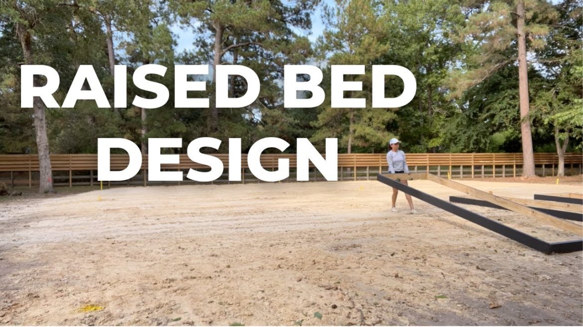 NEW Raised Bed Garden Design!  70x70 space 😲