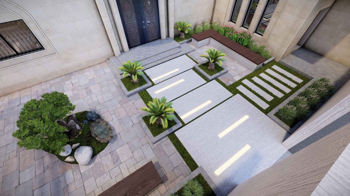 front yard garden | backyard design ideas with pool