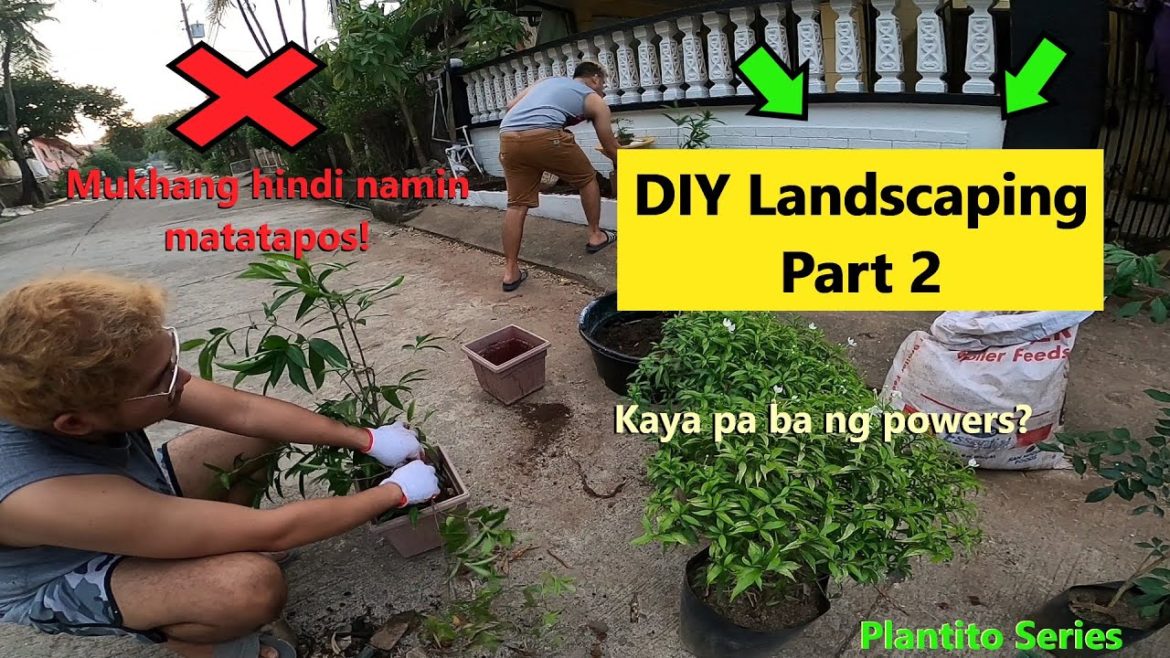 DIY Landscaping Philippines – Part 2 | Front Yard Makeover DIY Landscaping Philippines - Part 2 | Front Yard Makeover