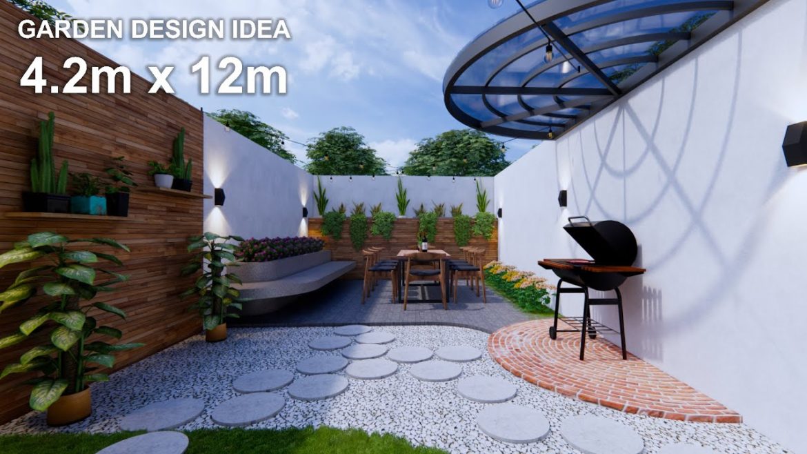 Garden Design Ideas | 4.2m x 12m | Landscape Design Ideas Garden Design Ideas | 4.2m x 12m | Landscape Design Ideas