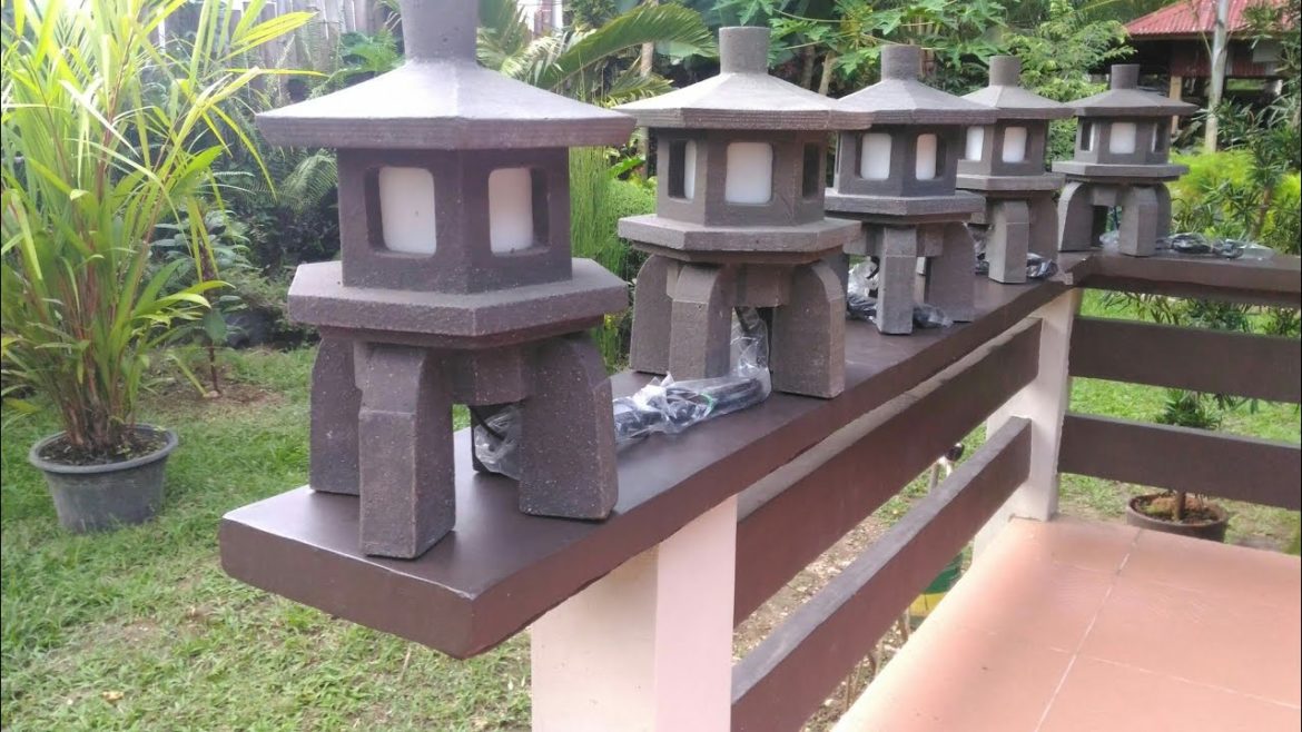 🔺Making a Concrete Lamp ¦ for Zen garden ¦ indoor & outdoor 🔺Making a Concrete Lamp ¦ for Zen garden ¦ indoor & outdoor