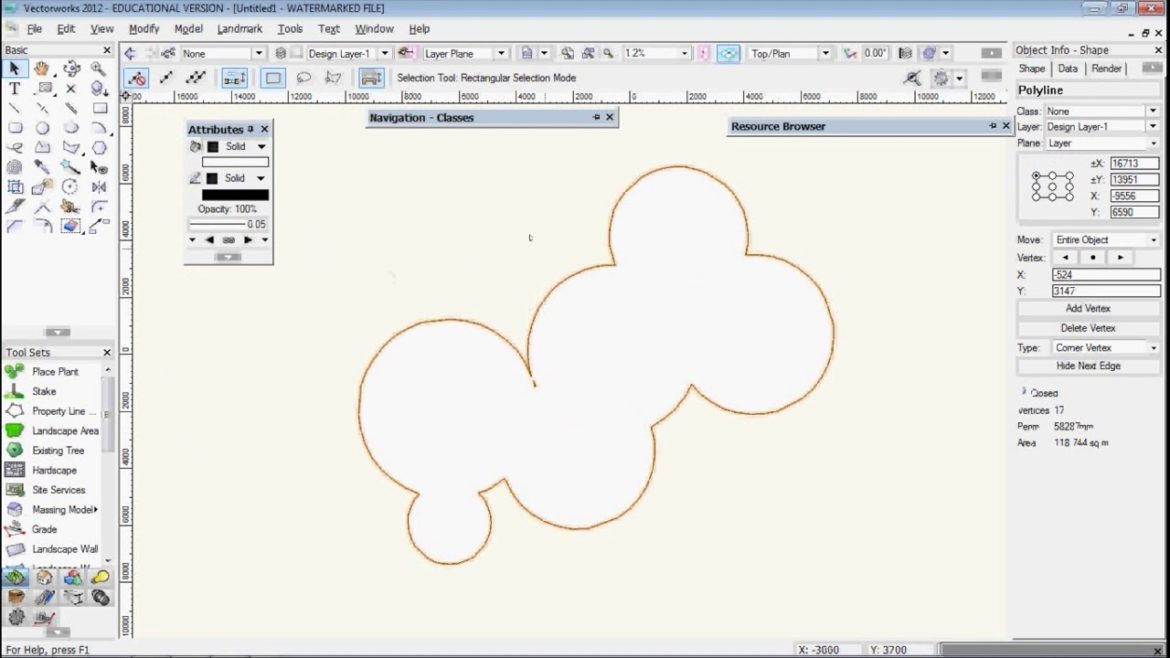 Vectorworks for Landscape and Garden Design   Add Surface Tool