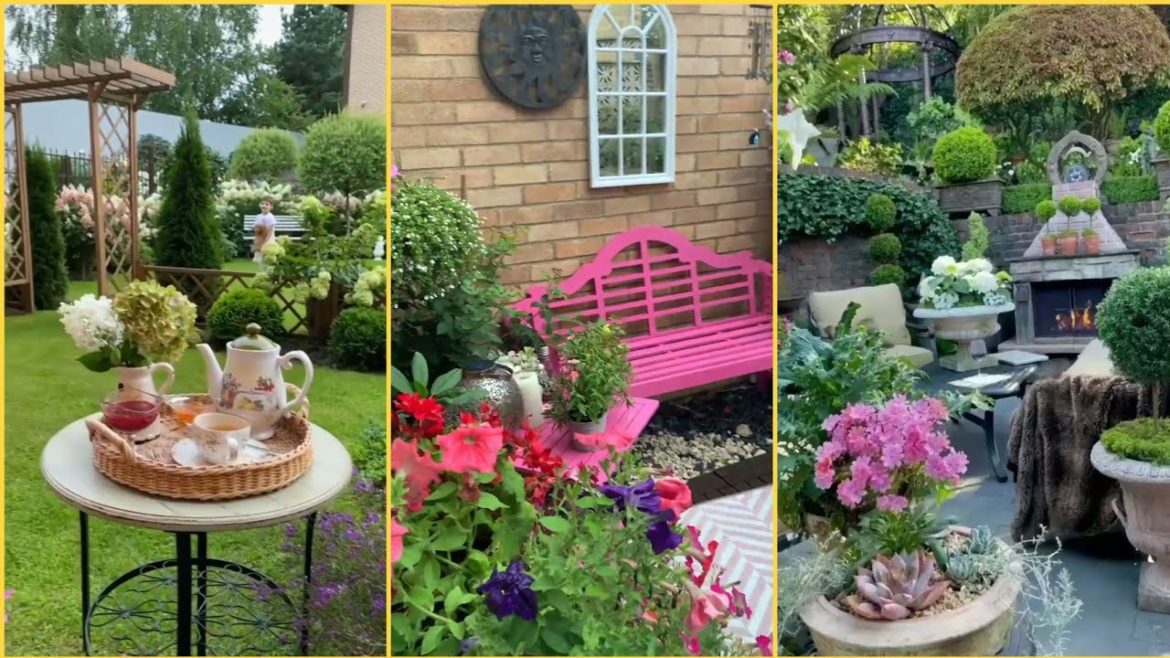 front yard landscaping ideas/gardening ideas for home🌿