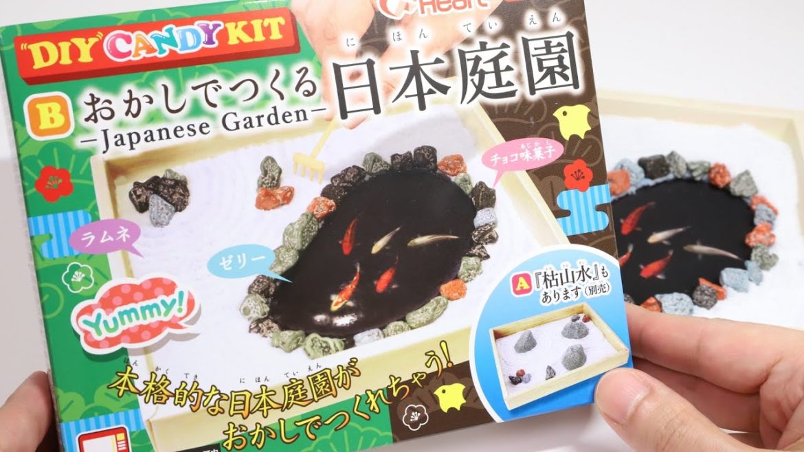Edible Japanese Garden Making Kit Weird DIY Candy Japan Souvenir