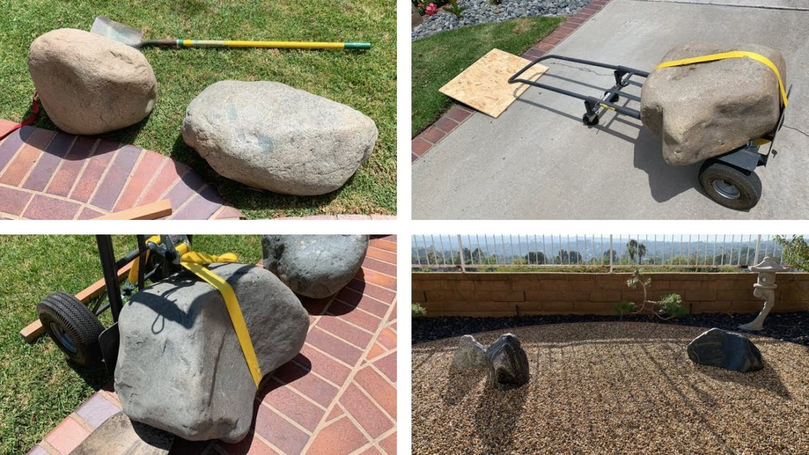 Landscape Boulders Rocks – DiY How To Move & Place By Hand, No Heavy Machinery! Japanese Karesansui Landscape Boulders Rocks - DiY How To Move & Place By Hand, No Heavy Machinery! Japanese Karesansui