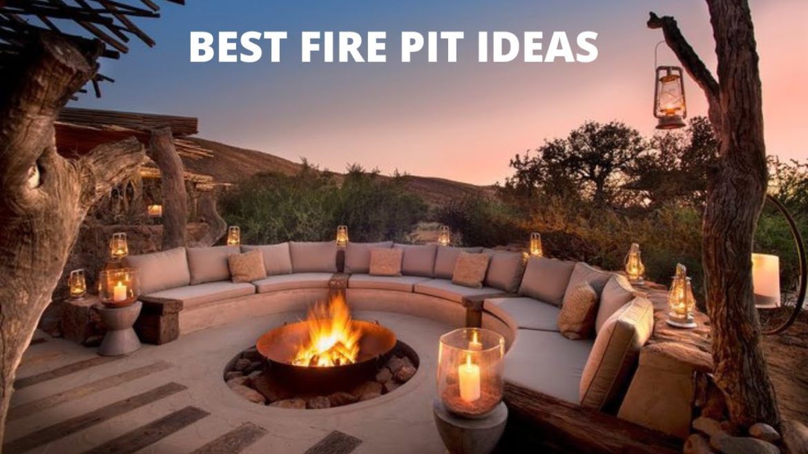Best Backyard Fire Pit Seating Area/Landscaping Design Ideas 2022/Outdoor Wood Deck Design Ideas.
