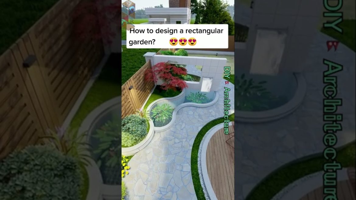 Taiwan Style a rectangular garden design.#DIY #architecture #design #terrace