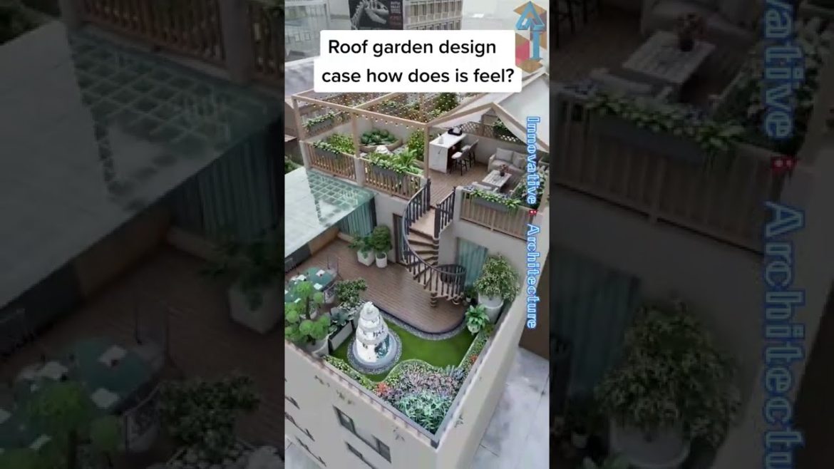 The Japanese style Roof top  Garden design Guide  #shorts#fooftop #architecture #DIY