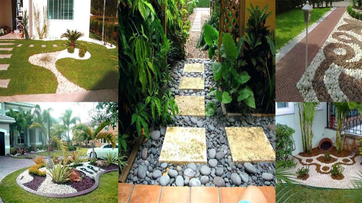 Amazing Garden Design Ideas With Pebbles | #gardenlandscape