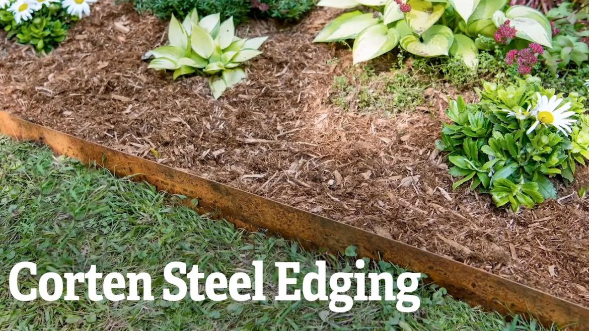 Corten Steel Edging | Gardener's Supply Corten Steel Edging | Gardener's Supply