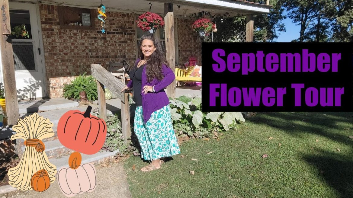 September Flower Garden Tour in Arkansas, Edible Landscaping & Medicinal Herbs, Se 8 Ep 78